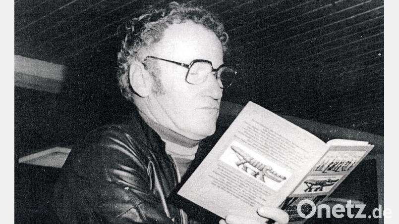 Max von der Grün 1988 bei einer Lesung in Mitterteich. Bild: Werner Männer