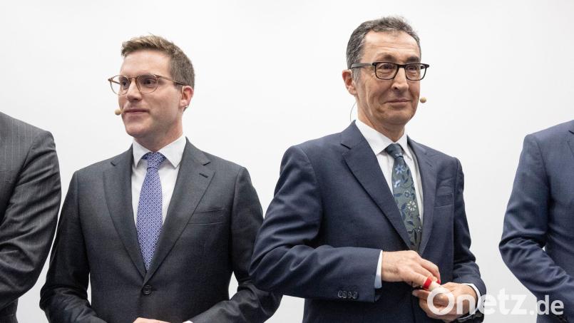 CDU-Spitzenkandidat Manuel Hagel oder Grünen-Frontmann Cem Özdemir? Wer nächster Ministerpräsident in Baden-Württemberg wird, ist einer neuen Umfrage zufolge so offen wie nie. (Archivbild) Bild: Marijan Murat/dpa