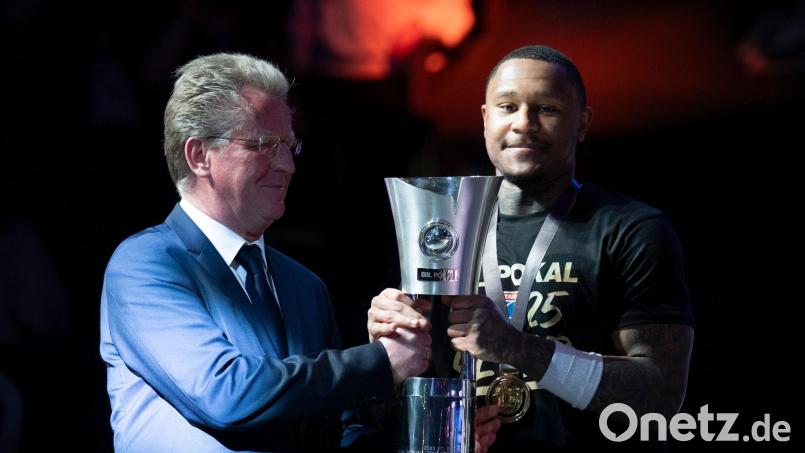 BBL-Boss Stefan Holz sieht mit Blick auf die NBA Europe noch einige Fragezeichen. (Archivbild) Bild: Sebastian Kahnert/dpa