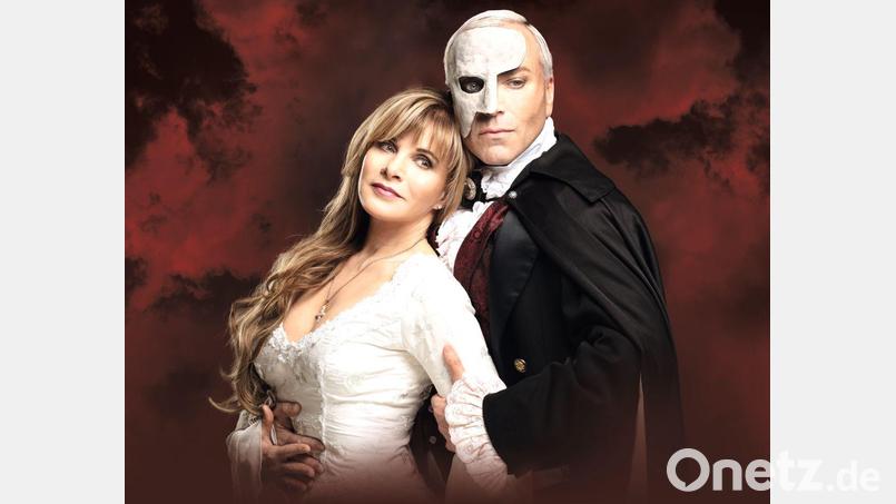 Die Hauptrollen in "Das Phantom der Oper" spielen Deborah Sasson und Uwe Kröger. Bild: Manfred Esser