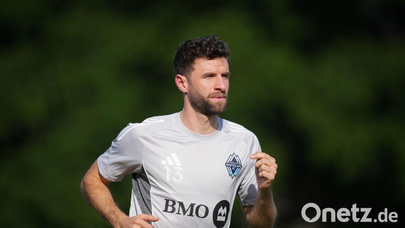 Thomas Müller zählt die deutsche Nationalmannschaft bei der Fußball-WM nicht zum engeren Favoritenkreis. (Archivbild) Bild: Darryl Dyck/Canadian Press via ZUMA Press/dpa