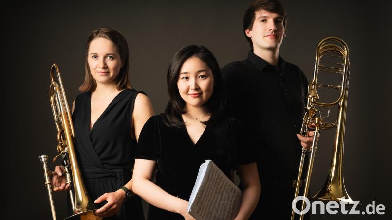 Ann-Catherina Strehmel, Jung Eun Séverine Kim und Leonard Kutsch - das Sélean Trio. Bild: Sören Lukas Schirmer/exb
