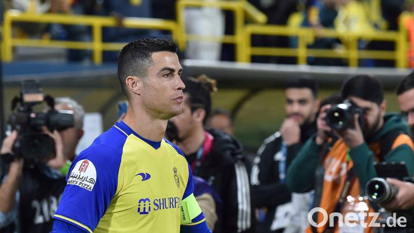 Cristiano Ronaldo sollte mit dem Team von Al Nassr eigentlich in Dubai spielen - die Begegnung wurde aus Sicherheitsgründen abgesetzt. (Archivbild) Bild: -/AP/dpa