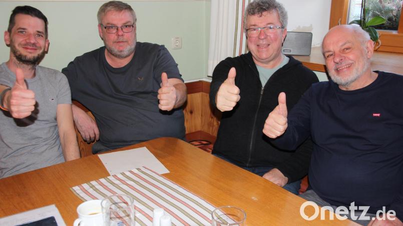Diese Männer wollen in Bärnau die Kulturszene beleben (von links) Daniel Bär, Peter Zettelmann, Ludwig Fischer und Uli Sangl. Bild: Konrad Rosner