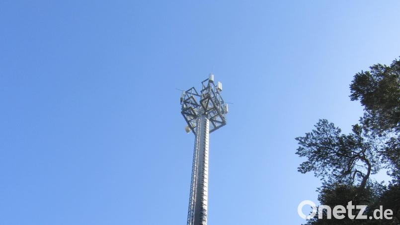 Neuer Funkmast in Wernberg-Köblitz geht in Betrieb Bild: Wolfgang Geitner