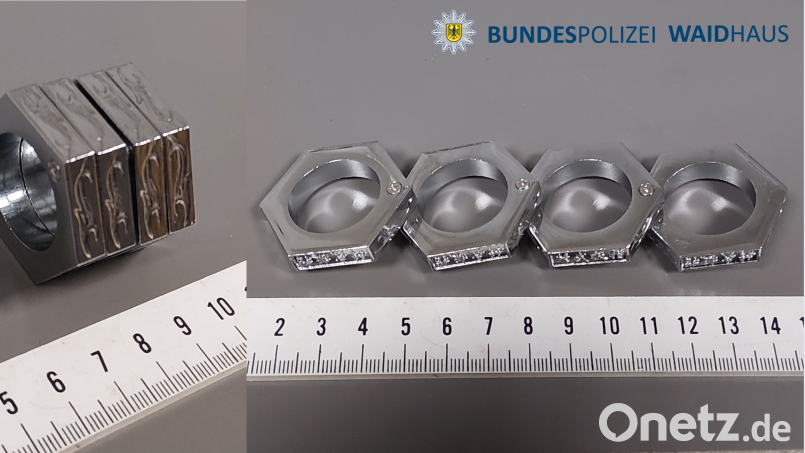 Ein verbotener Schlagring wurde bei einer Grenzkontrolle in Waldsassen entdeckt. Symbolbild: Bundespolizei