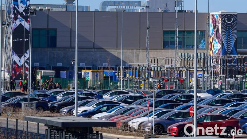 Das Ergebnis der Betriebsratswahl bei Tesla in Grünheide steht fest. (Archivbild) Bild: Patrick Pleul/dpa