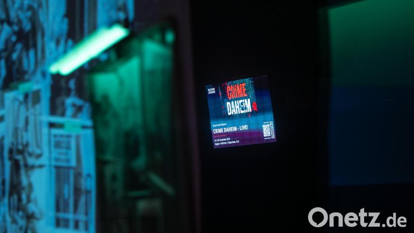 Der Podcast Crime Daheim war im Dezember 2025 live in Regensburg auf der Bühne. Bild: gld