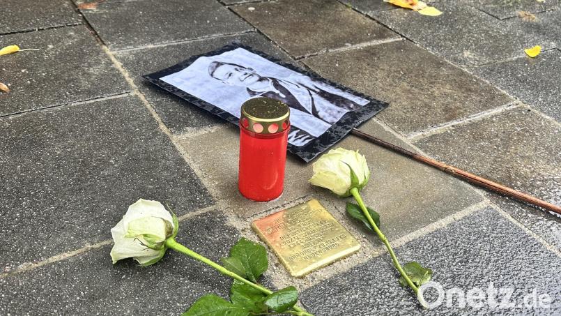 Noch heute wird das Gedenken an Berek Goldfeier begangen. Bild: Stefanie Kraus