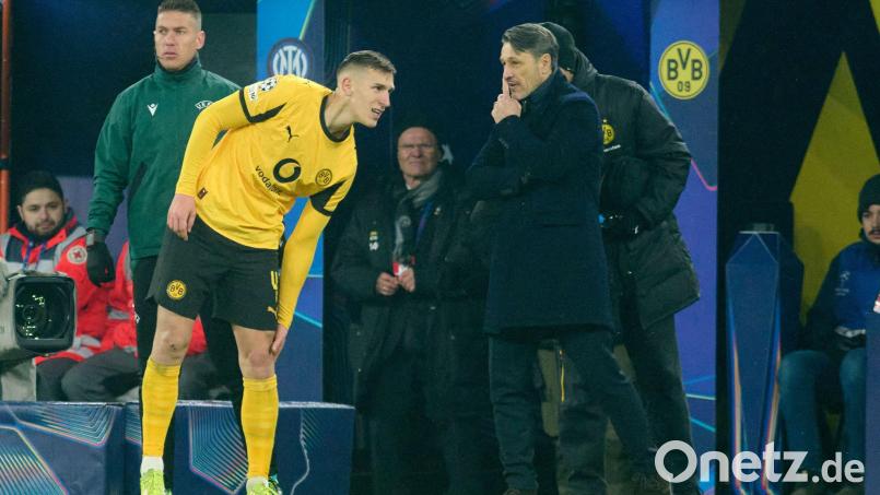 Arbeiten Nico Schlotterbeck und Niko Kovac auch kommende Saison noch zusammen bei Borussia Dortmund? Bild: Bernd Thissen/dpa