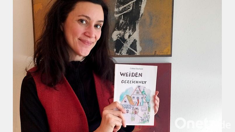 Die Künstlerin Coline Eberhard hat Weiden in einem Reisetagebuch festgehalten. „Weiden gezeichnet“ zeigt über 200 Skizzen, die Alltagsszenen, Orte und Begegnungen in der Stadt und der umliegenden Region festhalten. Bild: Nada Stojadinovic