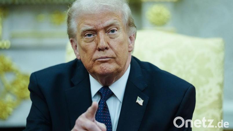 Trump hat sich mit Vertretern der US-Rüstungsbranche getroffen. (Archivbild) Bild: Kay Nietfeld/dpa