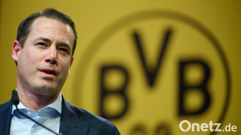 Sportchef Ricken ist nicht zufrieden mit der Saison des BVB. (Archivbild) Bild: Bernd Thissen/dpa