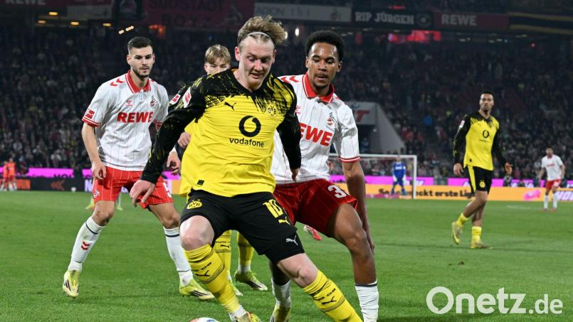 Julian Brandt (vorne) verlässt Borussia Dortmund am Saisonende. Bild: Federico Gambarini/dpa