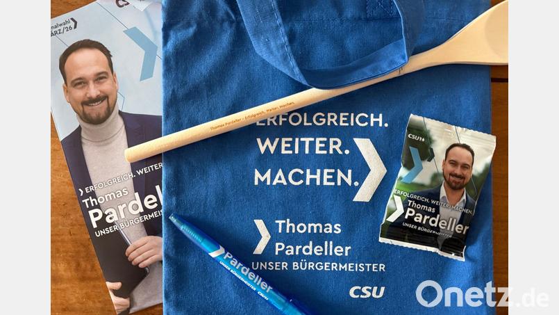 Bürgermeisters Thomas Pardeller (CSU) warb um seine Wiederwahl. (Archivbild) Bild: Cordula Dieckmann/dpa