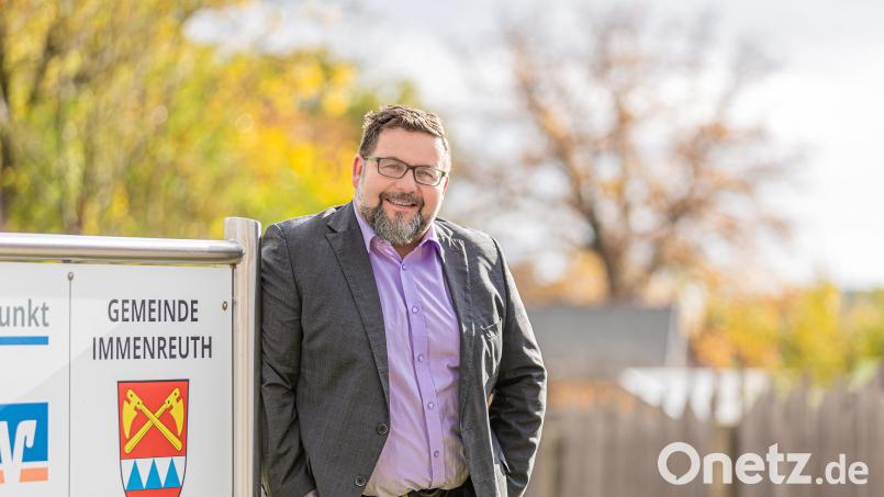Thomas Kaufmann (CSU) bleibt Bürgermeister von Immenreuth. Bild: Hans Walter