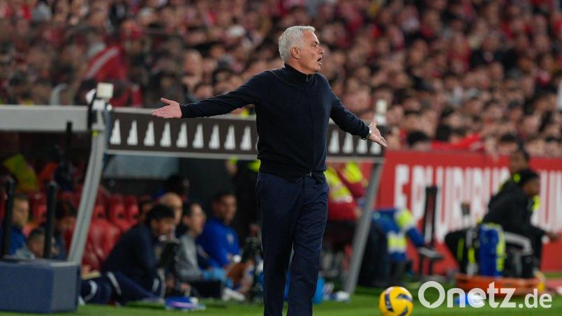 Jose Mourinho sah am Ende des Spiels die Rote Karte. Bild: Bruno De Carvalho/SOPA Images via ZUMA Press Wire/dpa