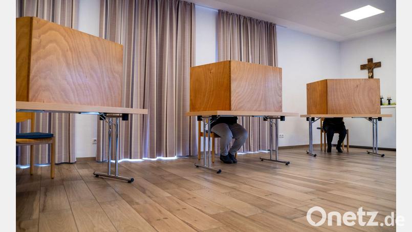 Vor allem in den kreisfreien Städten stehen häufig Stichwahlen an. Bild: Pia Bayer/dpa