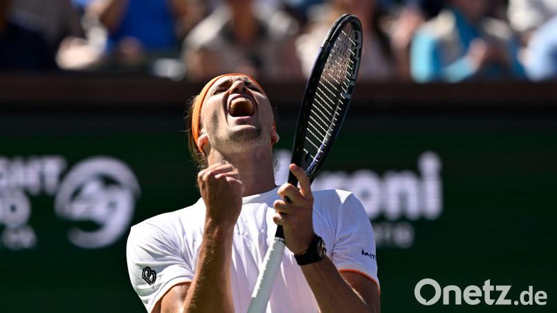 Steht im Achtelfinale von Indian Wells: Alexander Zverev. Bild: Charles Baus/CSM via ZUMA Press Wire/dpa