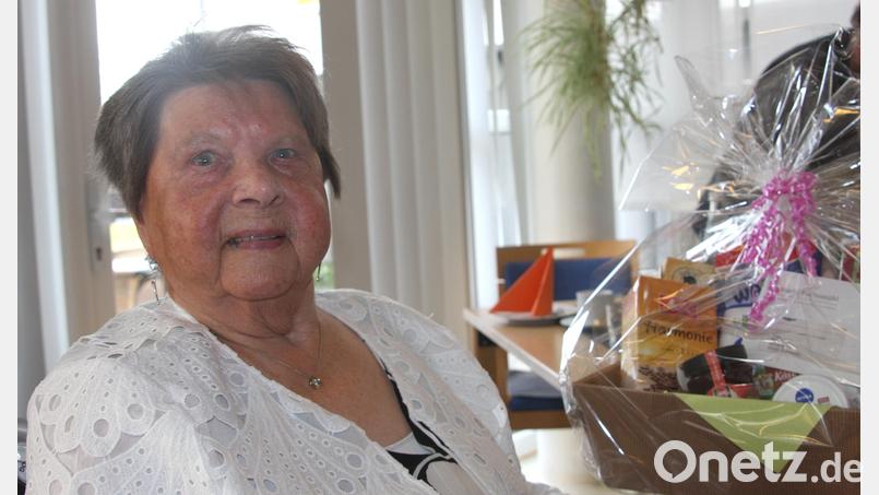 Elly Prühß ist gebürtige Brandenburgerin. In ihrer Wahlheimat Fuchsmühl feierte sie ihren 90. Geburtstag. Bild: wro