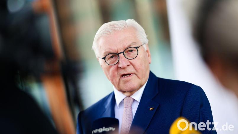 Steinmeier findet ein Social-Media-Verbot für Kinder unter 14 Jahren sinnvoll. (Archivbild) Bild: Christoph Schmidt/dpa