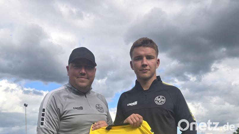 Lukas Kling (links/mit Jakub Mintál) bleibt Trainer der SpVgg Bayreuth. Bild: Kalemba/SpVgg Bayreuth