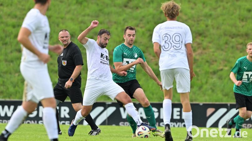 Wiedersehen mit dem Ex-Verein: Spielertrainer Dennis Kramer (links) vom TUS Rosenberg kreuzt am Wochenende in Köfering auf. Bild: Hubert Ziegler