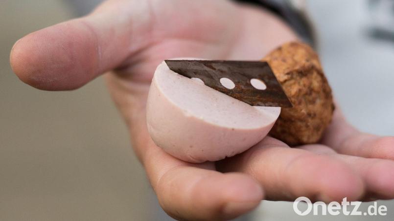 In Amberg sind präparierte Köder mit Rasierklingen gefunden worden. Symbolbild: Marcel Kusch/dpa