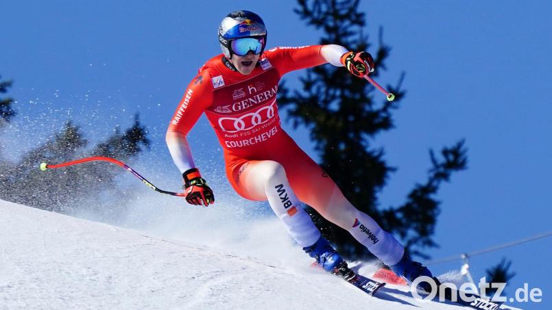Marco Odermatt und seine Konkurrenten werden am Samstag keinen Super-G in Courchevel bestreiten. Bild: Pier Marco Tacca/AP/dpa