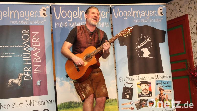 Kabarettist Vogelmayer ließ es in Waidhaus krachen. Bild: pi