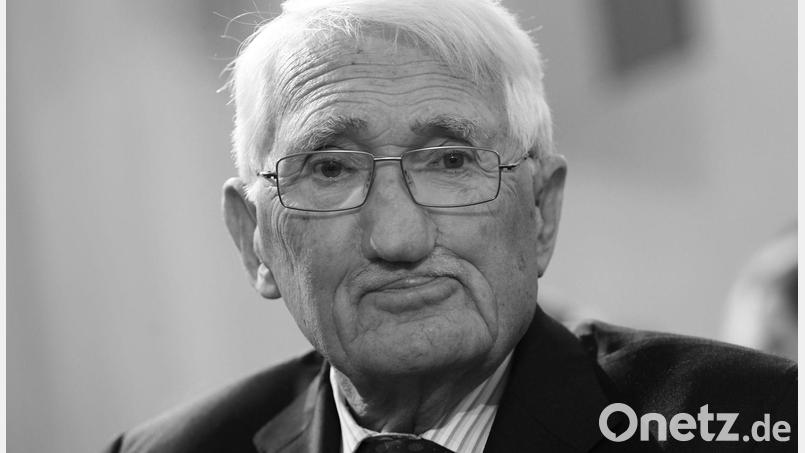 Jürgen Habermas ist mit 96 Jahren gestorben. (Archivfoto) Bild: Arne Dedert/dpa