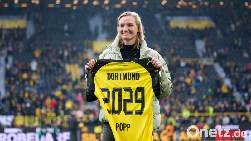 Ab Sommer im BVB-Trikot: Alexandra Popp. Bild: Bernd Thissen/dpa