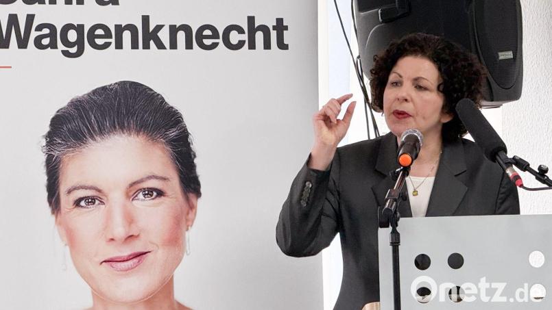 Zur Absenkung der hohen Sprit- und Energiepreise fordert die BSW-Bundesvorsitzende Amira Mohamed Ali die Rückkehr zu russischem Öl und Gas. Bild: Iris Leithold/dpa-Zentralbild/dpa