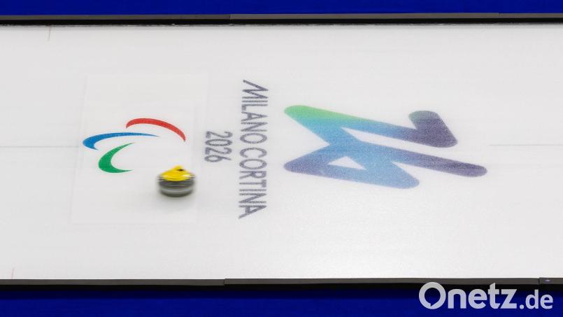 Im Curlingstadion von Cortina wird am Sonntag die Schlussfeier der Paralympics stattfinden - die Ukraine wird dabei fehlen. Bild: Philipp von Ditfurth/dpa