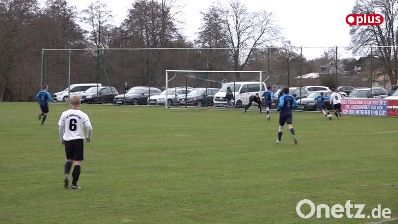 Das Spiel des ASV Haidenaab gegen den FC Vorbach endete mit einem 2:2. Screenshot: Video Jürgen Masching