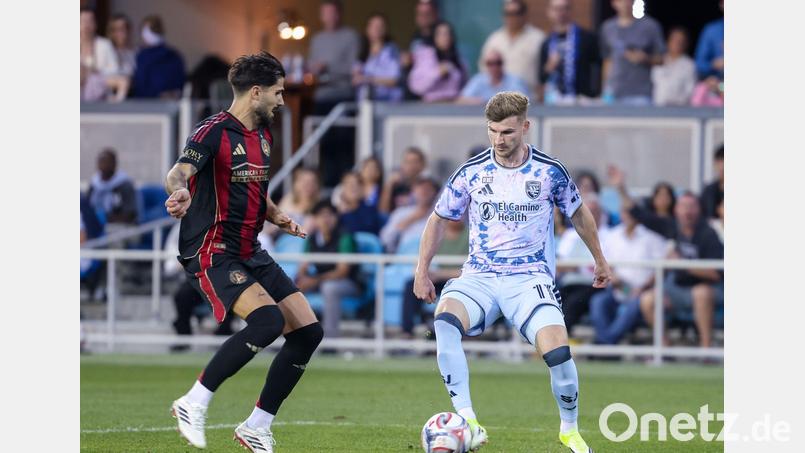 Timo Werner stand bei den San Jose Earthquakes das erste Mal in der Anfangself. Bild: Jeff Mulvihill Jr./ZUMA Press Wire/dpa