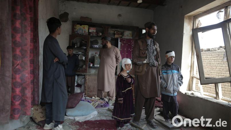 Schon in den letzten Tagen wurden Häuser in Kabul bei pakistanischen Luftangriffen beschädigt. (Archivbild) Bild: Sami Jan/dpa