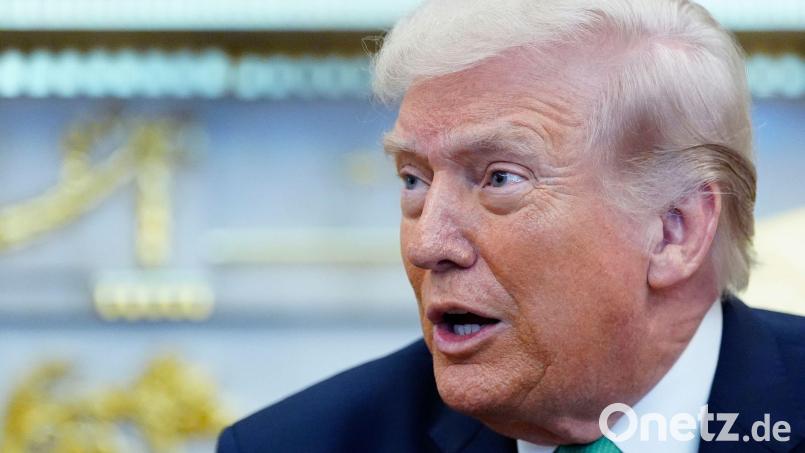 Trump schließt Einsatz von Bodentruppen im Iran nicht aus. Bild: Alex Brandon/AP/dpa