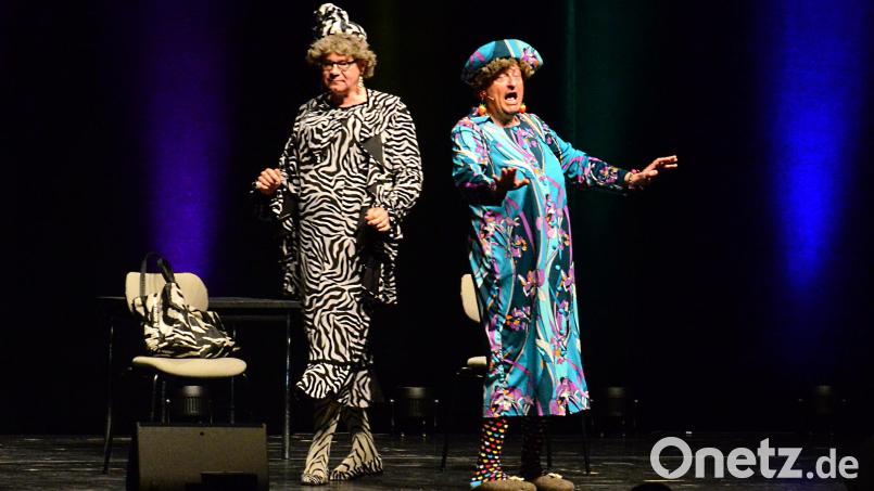 Volker Heißmann und Martin Rassau in ihrer Paraderolle "Waltraud und Mariechen". Bild: Kunz