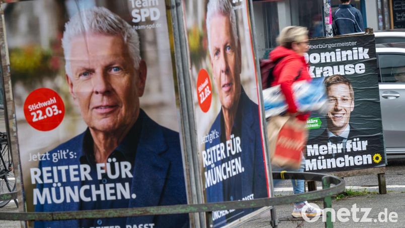 Spannung in München, aber nicht nur: Die zweite Runde der Kommunalwahlen steht an. (Archivbild) Bild: Peter Kneffel/dpa