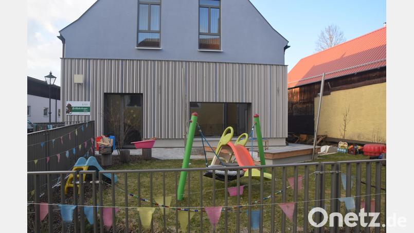 Letzte Arbeiten fallen heuer noch an der neuen Kinderkrippe im Rathaus an. Die Gemeinde hat drei Kindertagesstätten, für die im Haushalt 900.000 Euro Betriebskosten eingeplant sind. Bild: fz