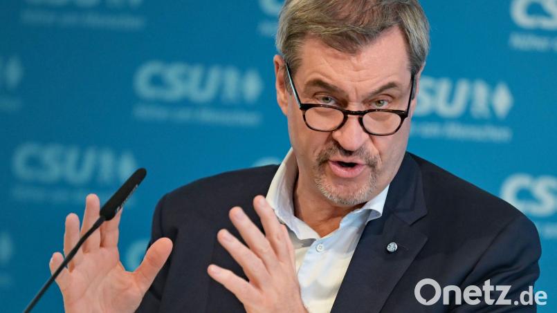 CSU-Chef Söder fordert eine höhere Pendlerpauschale. (Archivbild) Bild: Malin Wunderlich/dpa