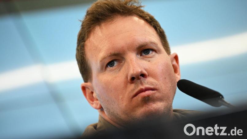 Bundestrainer Julian Nagelsmann äußert sich bei der Kader-Nominierung auch zum Iran-Krieg und möglichen Auswirkungen auf die WM. Bild: Florian Wiegand/dpa