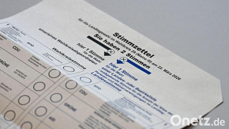 Am Sonntag wird der Landtag von Rheinland-Pfalz neu gewählt - und es deutet sich ein enges Rennen an. (Archivbild) Bild: Michael Brandt/dpa