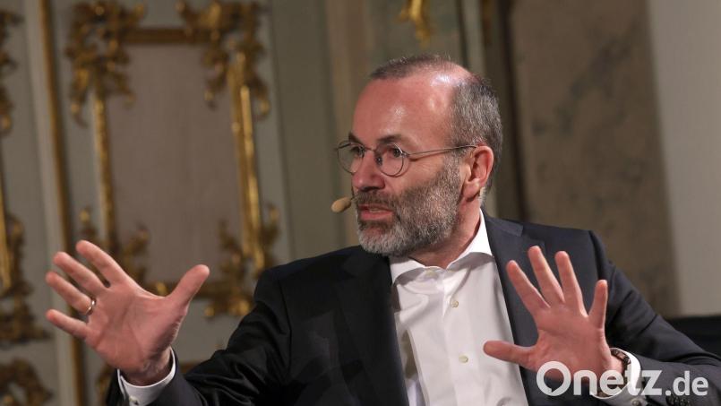 Manfred Weber grenzt sich erneut gegen die AfD ab. Bild: Karl-Josef Hildenbrand/dpa