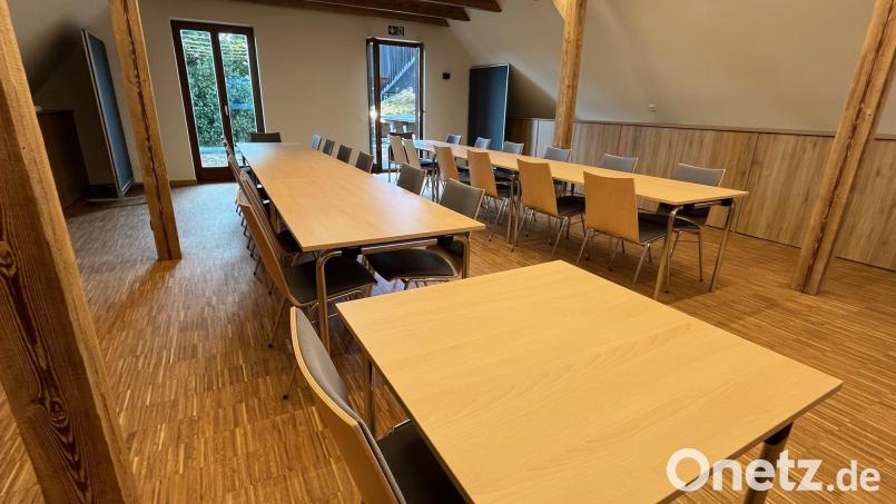 Der Raum im Dachgeschoss des Cafes "KaffeeZeit" wird zum Trauraum gewidmet Bild: wel