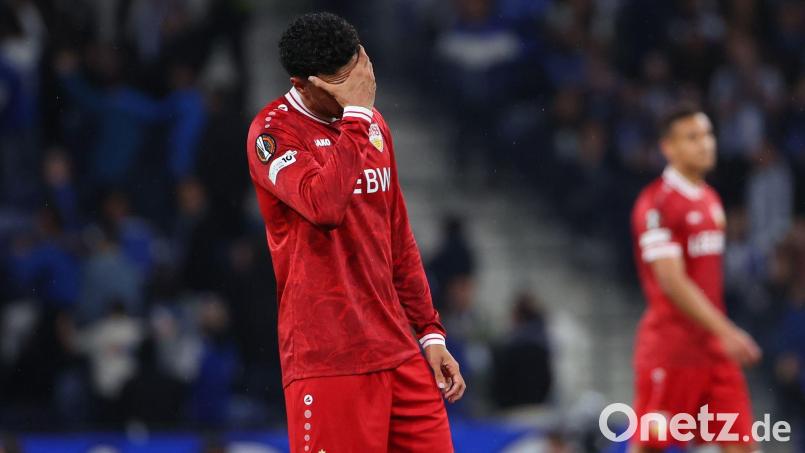 Das Europacup-Aus des VfB Stuttgart verringert die Chancen der Bundesliga auf einen zusätzlichen Champions-League-Startplatz. Bild: Luis Vieira/AP/dpa