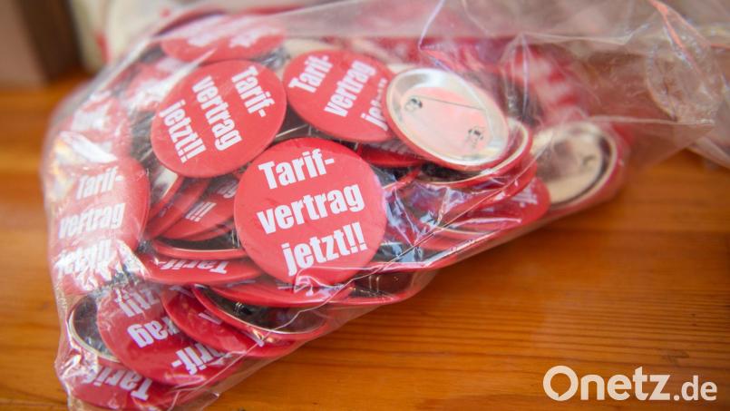 Die Gewerkschaften kämpfen für mehr Tarifverträge in Deutschland (Symbolbild)) Bild: Gregor Fischer/dpa