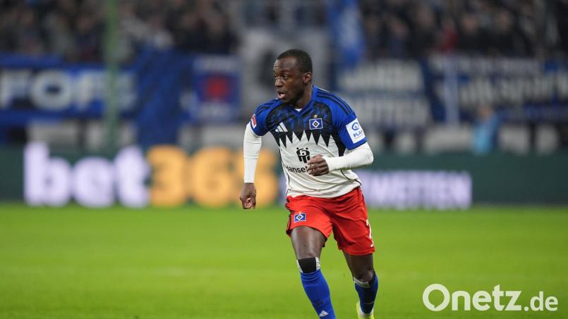 Nach seiner Alkoholfahrt musste HSV-Profi Jean-Luc Dompé eine Strafe zahlen. (Archivbild) Bild: Marcus Brandt/dpa