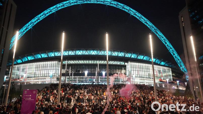 Beim EM-Finale 2021 war es zu Ausschreitungen gekommen. Bild: Zac Goodwin/PA Wire/dpa